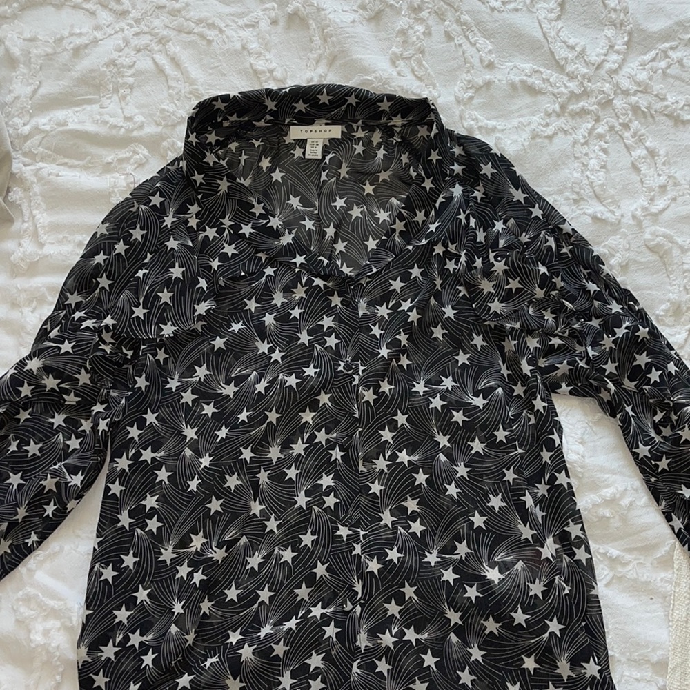Topshop star blouse